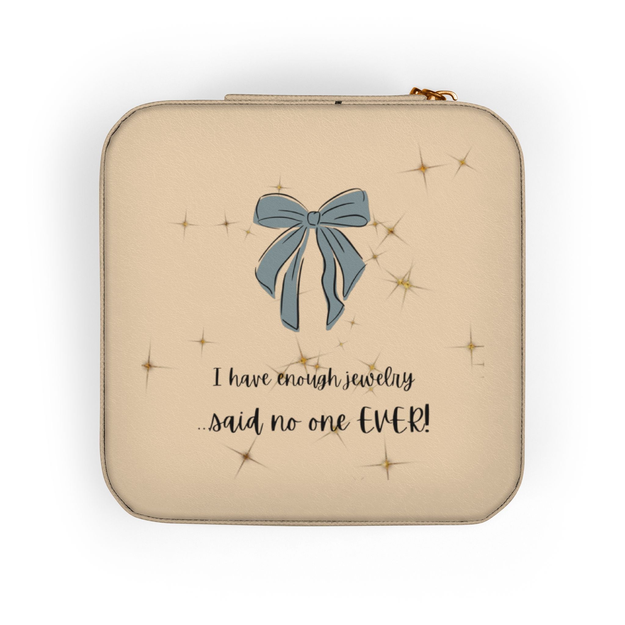 Compact Bow Travel Jewelry Case — Travel Jewelry Box