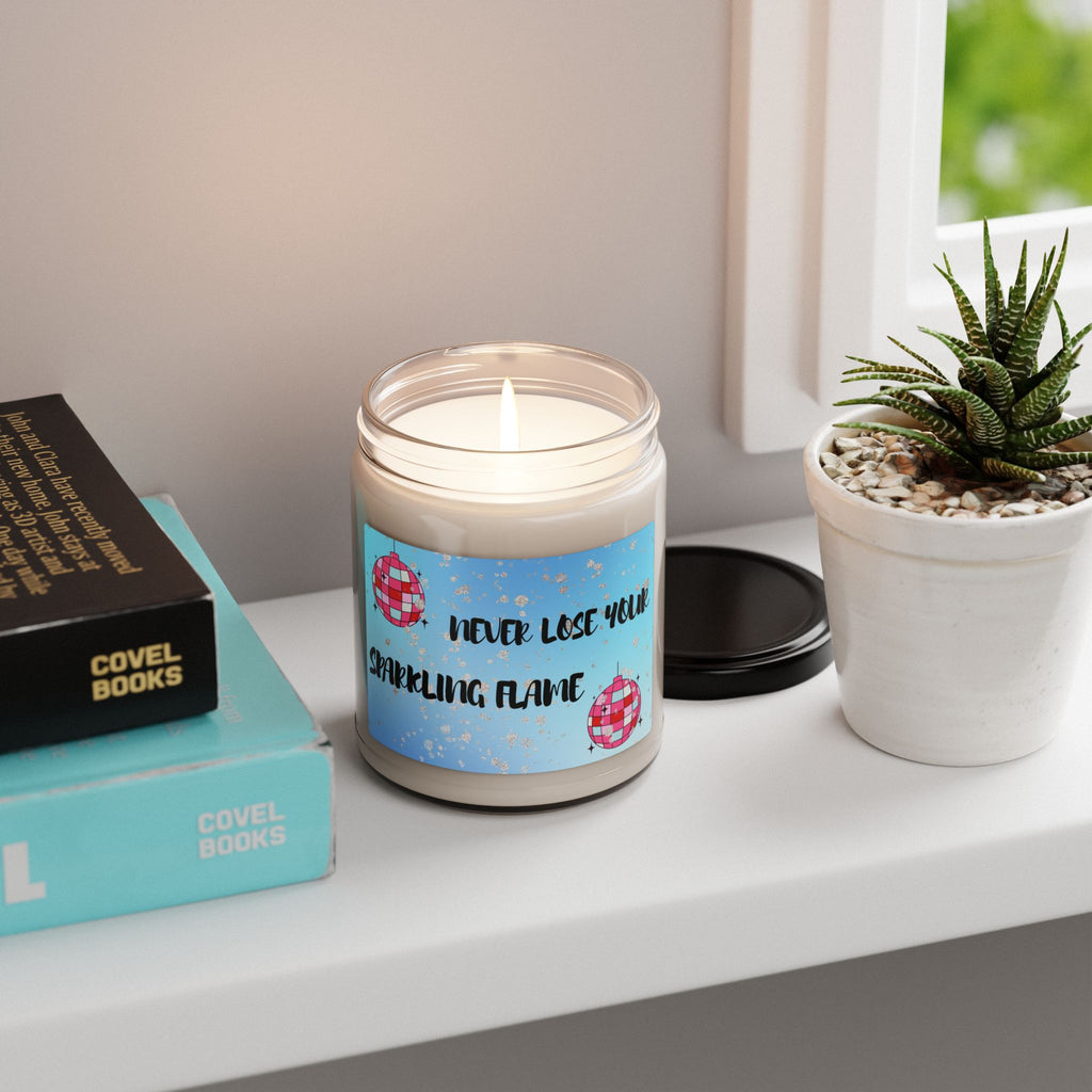 Never Lose Your Sparkling Flame — 9oz Scented Soy Candle