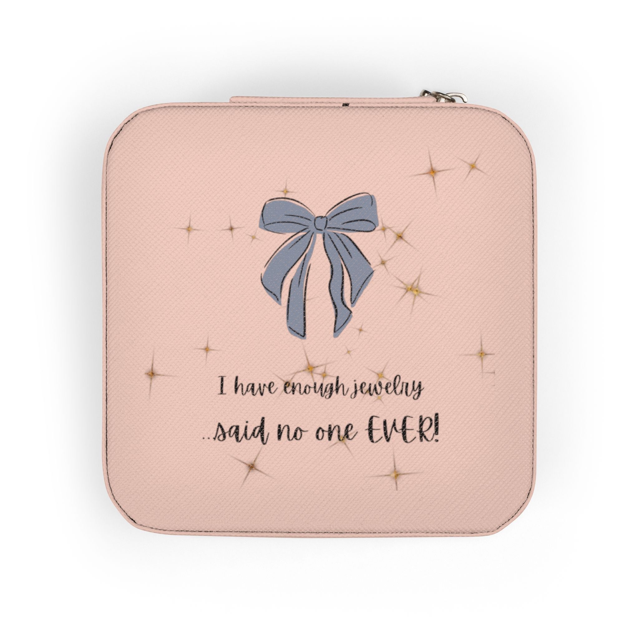 Compact Bow Travel Jewelry Case — Travel Jewelry Box