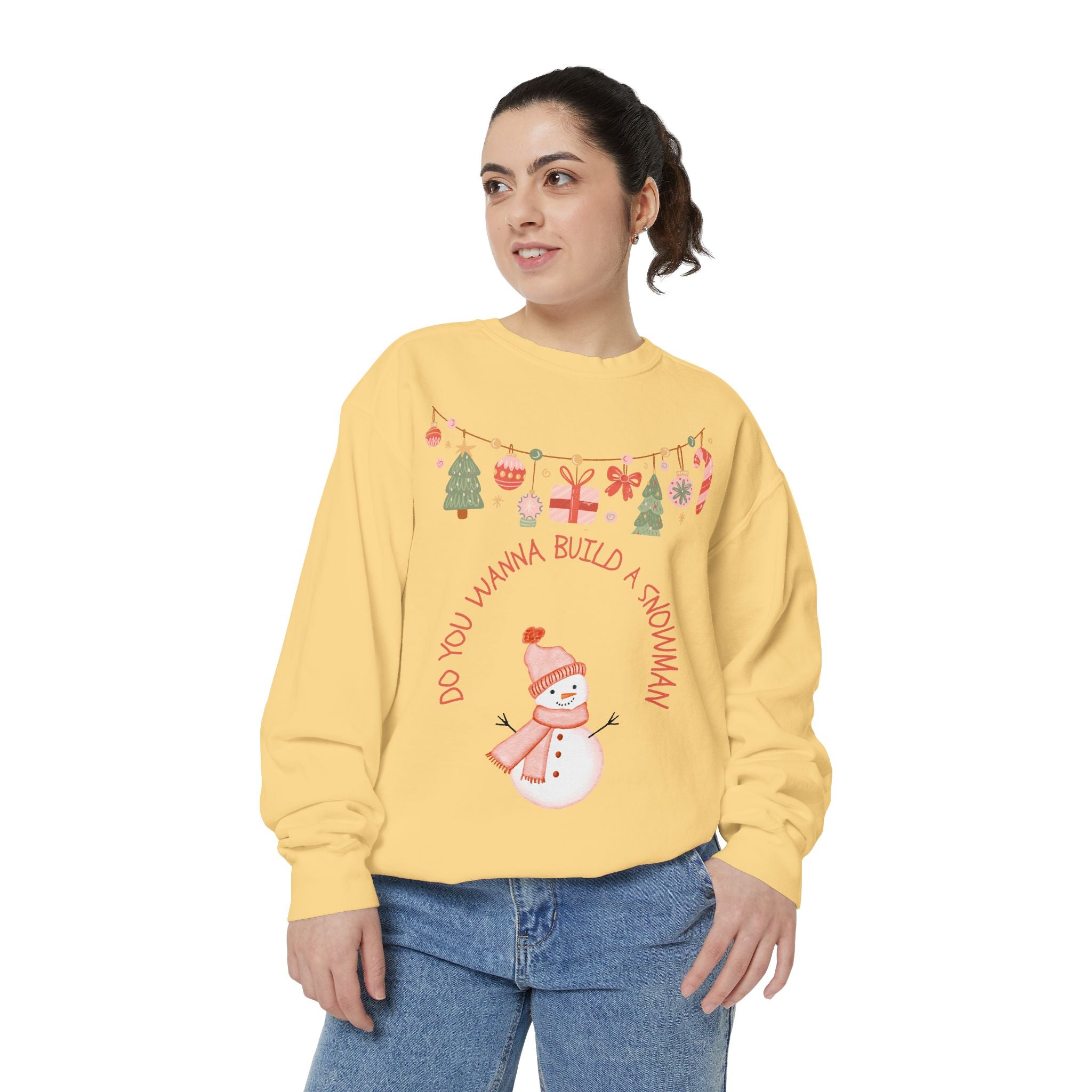 Do You Wanna Build a Snowman? Sweatshirt — Cozy Holiday Pullover
