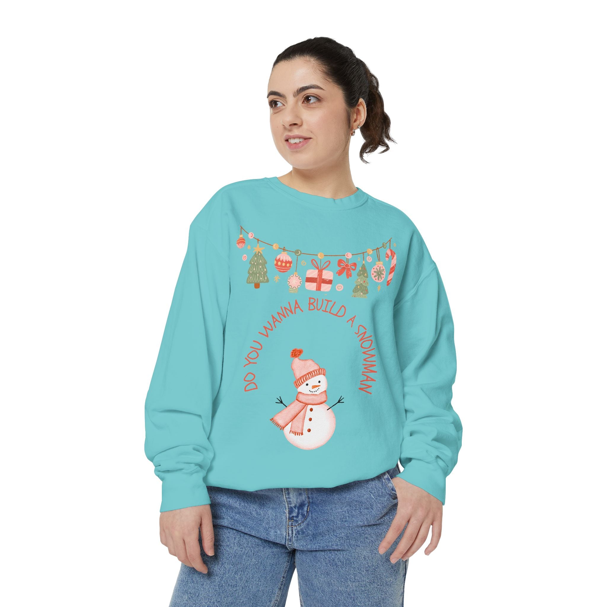 Do You Wanna Build a Snowman? Sweatshirt — Cozy Holiday Pullover