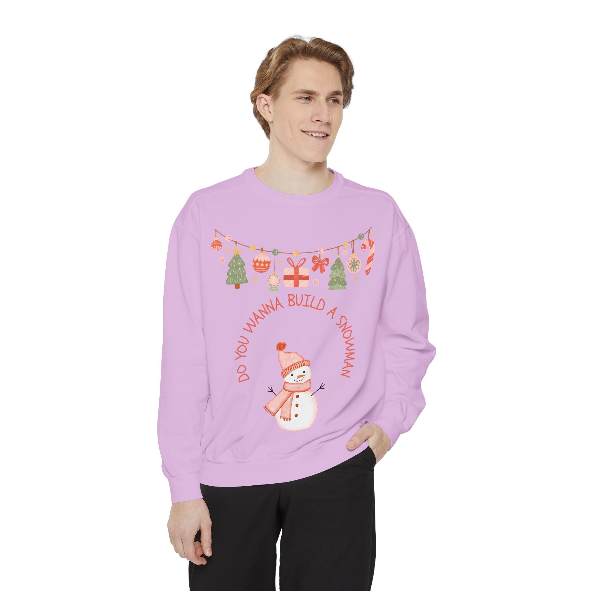 Do You Wanna Build a Snowman? Sweatshirt — Cozy Holiday Pullover